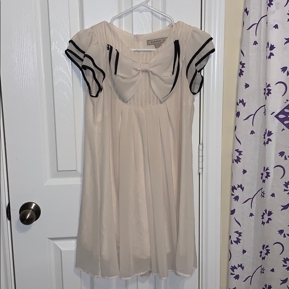 Short Cream Dress